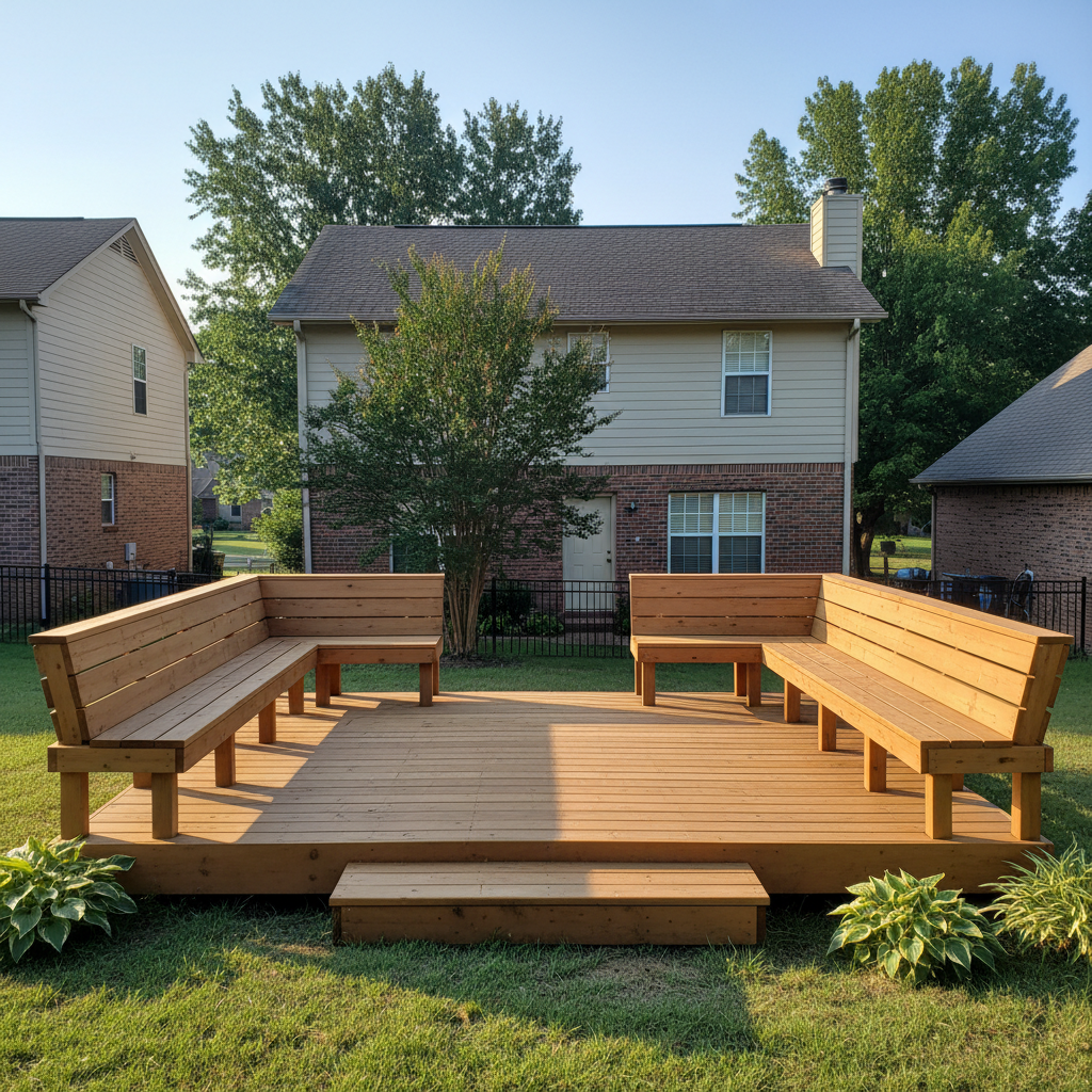 Deck Staining & Sealing completed by New Look Deck Inc in North Little Rock, AR