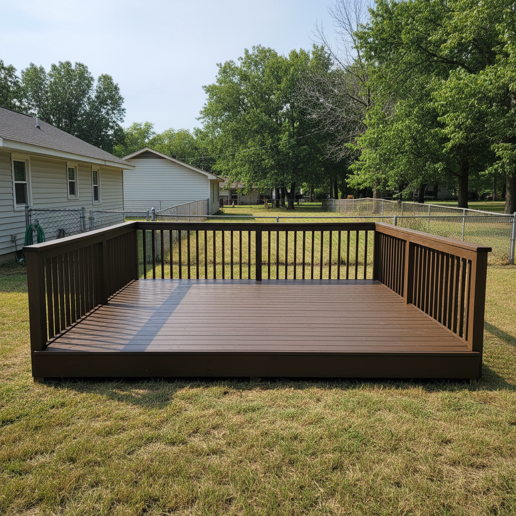 Deck Railing Installation completed by New Look Deck Inc in Jacksonville, AR