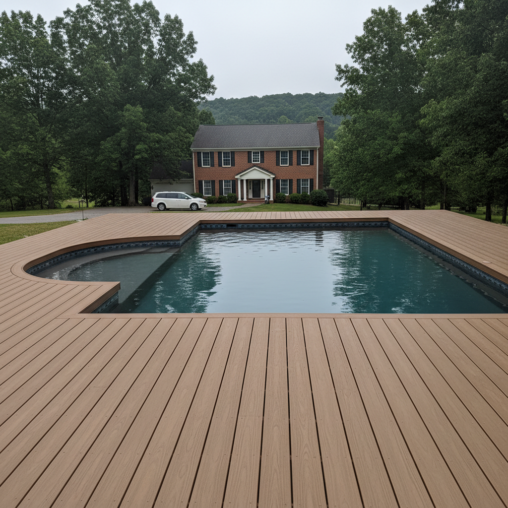 Deck Installation completed by New Look Deck Inc in Lonoke, AR
