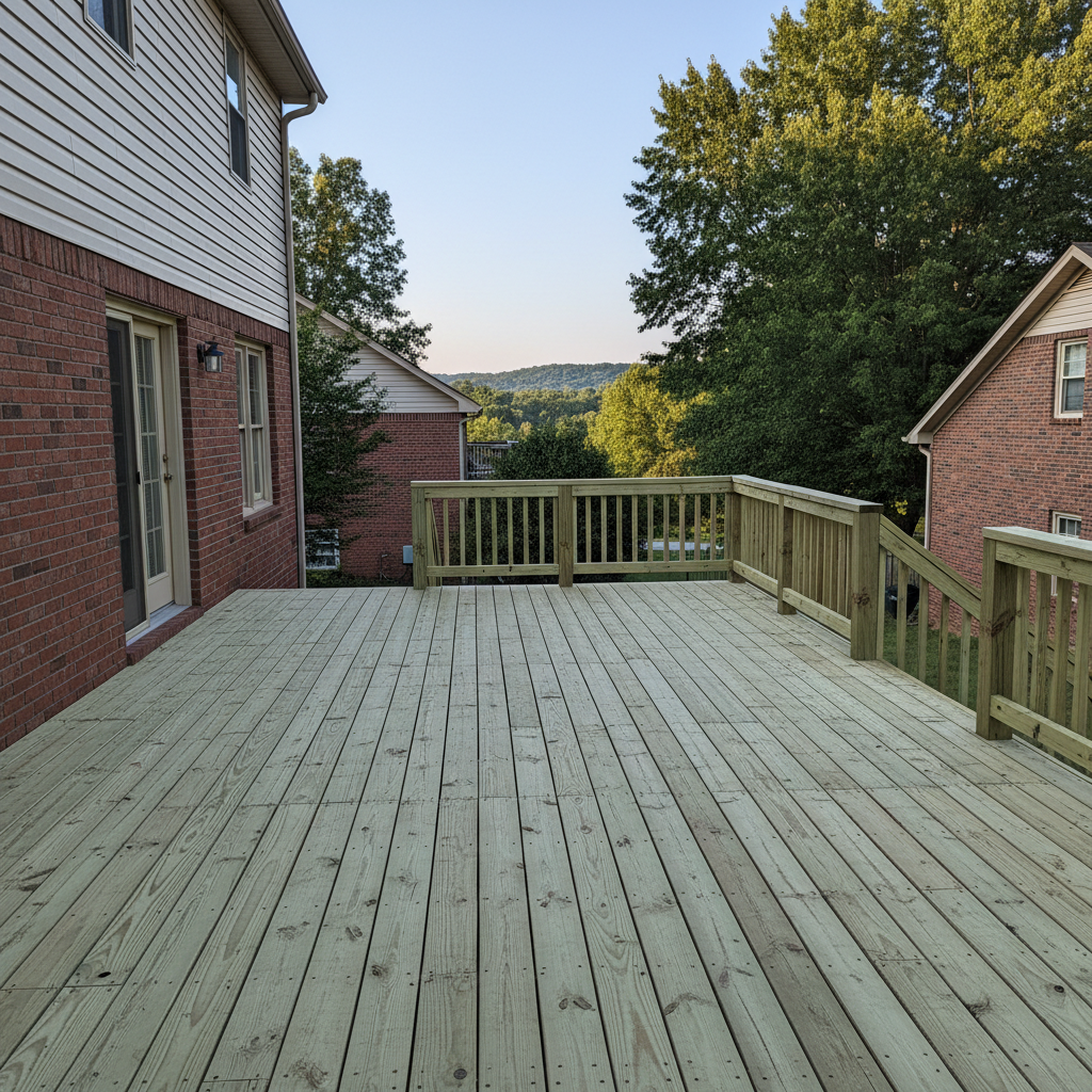 Deck Staining & Sealing completed by New Look Deck Inc in Little Rock, AR