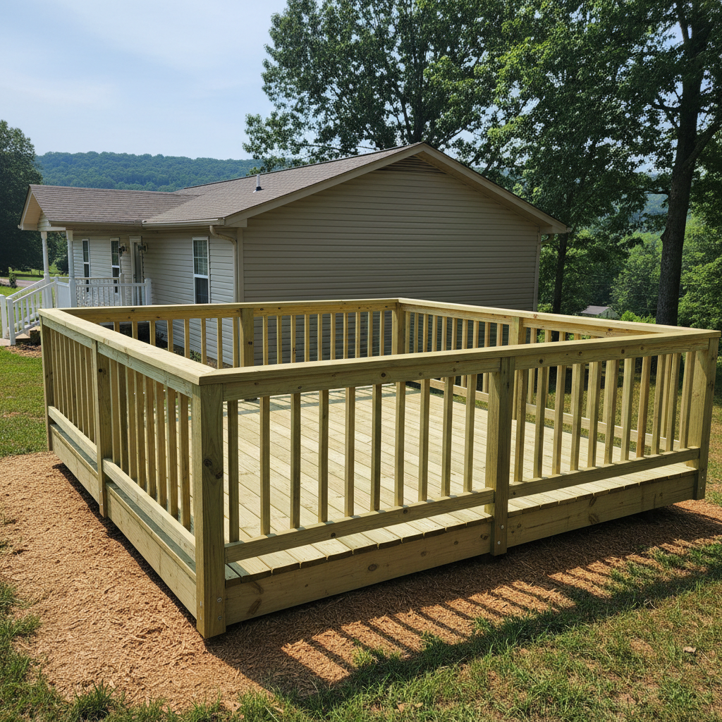 Deck Replacement completed by New Look Deck Inc in North Little Rock, AR